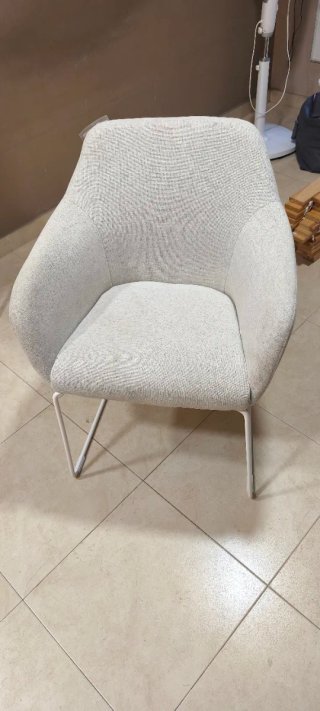 Silla Ikea TOSSBERG gris/blanco
