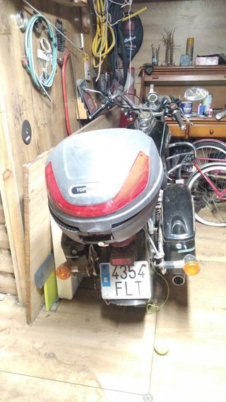 Moto Cruiser Negra