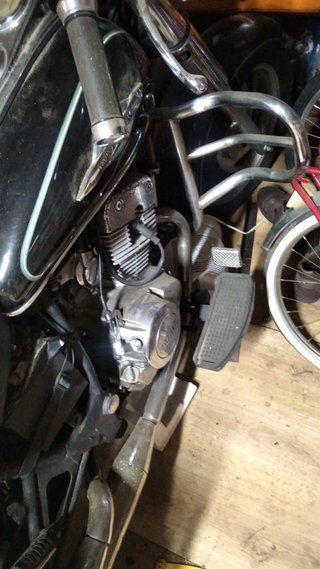 Moto Cruiser Negra