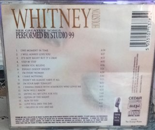 CD Whitney Houston-studio99-   Have Noting y otras
