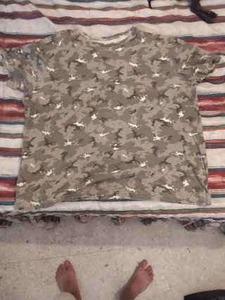 Camiseta Estampado Camuflaje