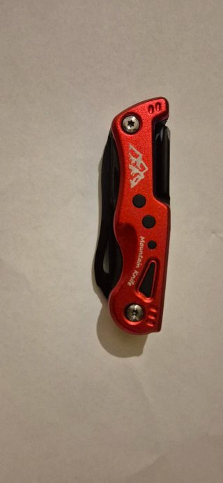 Multitool MOUNTAIN KNIFE Rosso led light