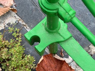 Cabecero Metálico Antiguo Verde