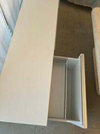 Mueble TV IKEA BESTÅ Blanco Brillo