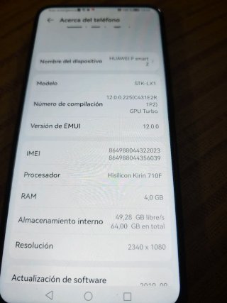 Huawei P Smart Z 64GB Negro LEER!!!!