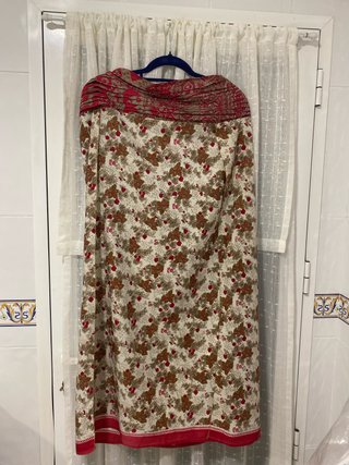Falda India Estampada Talla L. Da talla