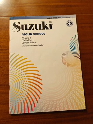 Libro Suzuki Violin School Vol. 2 con CD