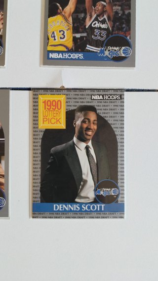 Lote 6 cards Orlando Magic NBA Hoops 90/91