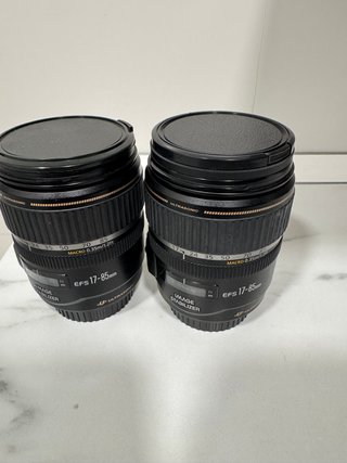 2 Objetivos Canon EFS 17-85mm Estabilizador Imagen