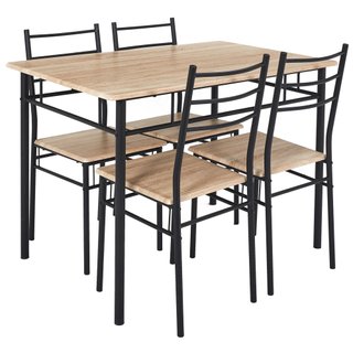 Mesa Loka con cuatro sillas · HD0211