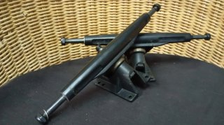 Ejes Longobard 175mm Negros + Tornillos