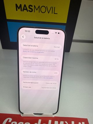 iPhone 15 Pro Max 256GB Gris como nuevo