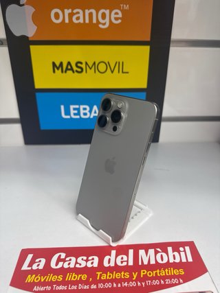 iPhone 15 Pro Max 256GB Gris como nuevo