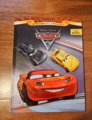 Libro Disney Pixar Cars 3 –Tapa dura- formato A4