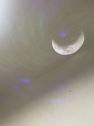 Lámpara  proyector de aurora con música RGB