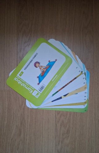 Cuento kamishibai: Yogashibai family