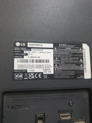 LG Smart TV 55 Negro