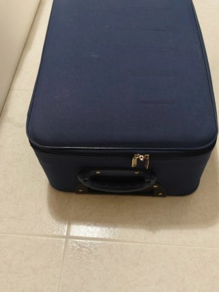Maleta de Viaje Azul medidas 55/35/20