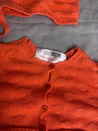 Conjunto de punto Ajana naranja