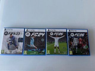 Lote 4 Videojuegos PS5 EA Sports