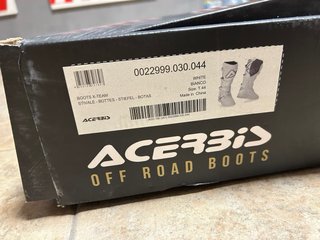 Botas Acerbis Off Road Blancas