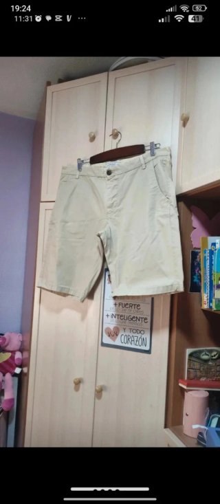 Lote 4 pantalones cortos hombre T.42, 46, XL