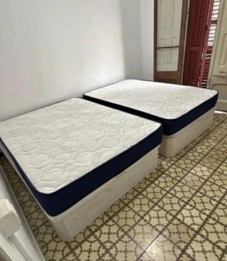 Canapé cama individual con cabecero