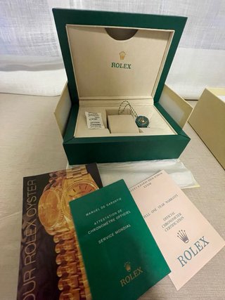 Caja Rolex Verde