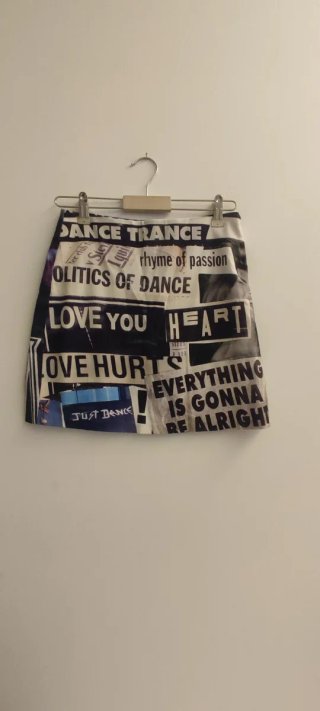 Falda estampada Love Hurts