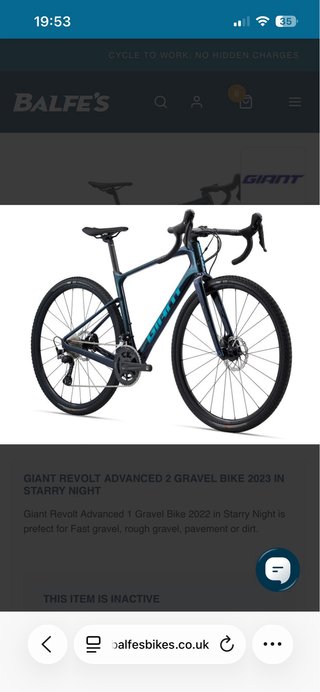 Giant Revolt Advanced 2 Carbon Gravel Talla M