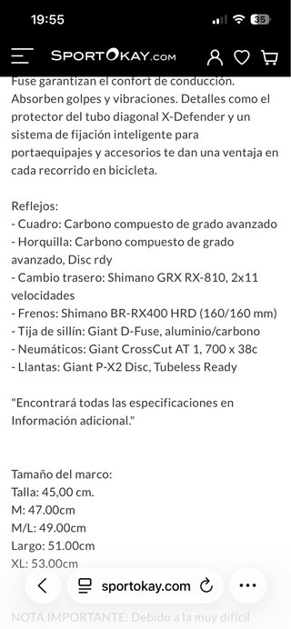 Giant Revolt Advanced 2 Carbon Gravel Talla M