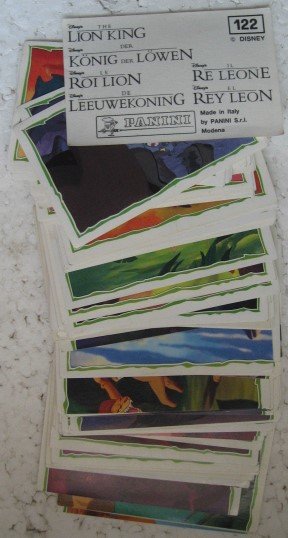 cromos sueltos álbum El rey león Panini Disney