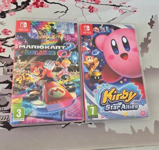 Mario Kart 8 Deluxe y Kirby Star Allies Switch
