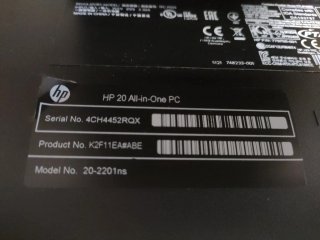 Ordenador All in One HP 20-2201ns