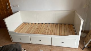 Diván cama 2x0.8m convertible 2x1.6m