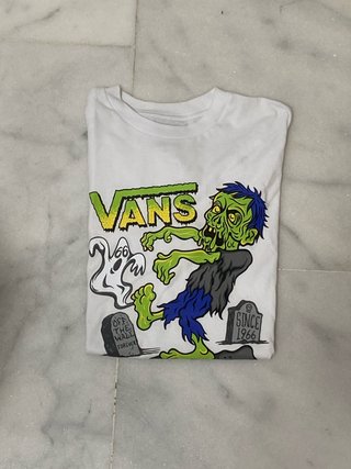 Camiseta Vans Zombie Off The Wall Talla 12-14
