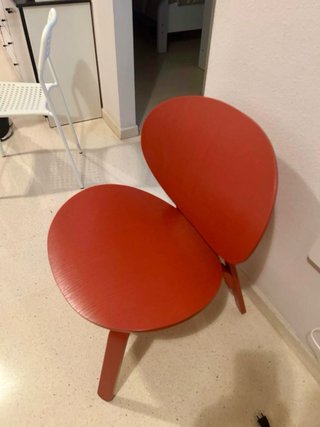 Sillón silla Froset IKEA en color rojo. NUEVA