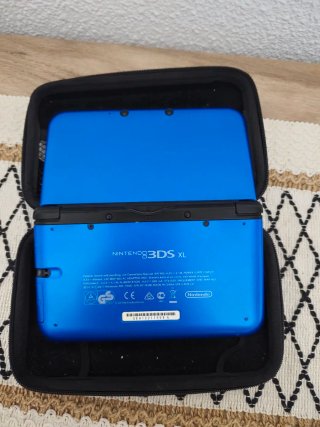 Nintendo 3DS XL Azul Cargador con Protectores de P