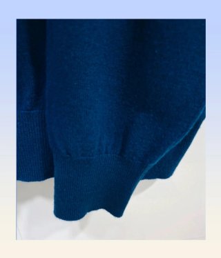 Jersey lana merino Britches azul L