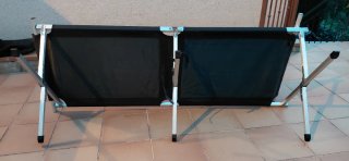 Cama Táctica Plegable Negra Mil-Tec