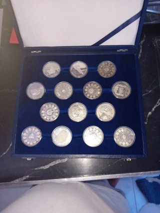 Colección Monedas Plata Varios Países
