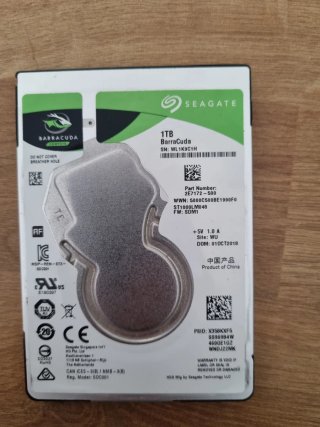 Disco Duro Seagate 1TB 2.5 BarraCuda