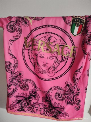 Camiseta Versace Italia Rosa Talla M