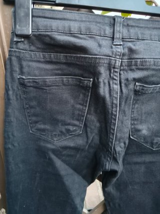 Pantalones Nicoli campana negros T32