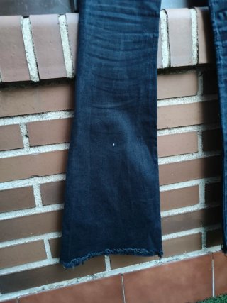Pantalones Nicoli campana negros T32
