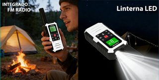 Walkie Talkie PMR446 IP67 15 km, VOX y SOS, NUEVO