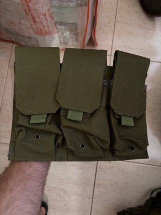 Portacargadores Airsoft Triple Verde