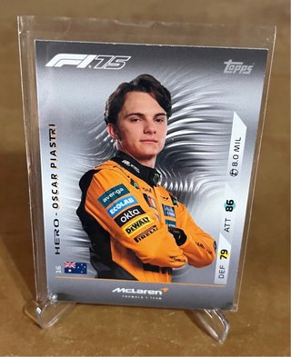 Lote 2 Cartas Topps Turbo Attax Oscar Piastri F1
