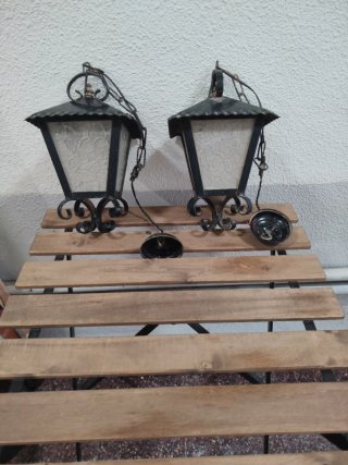 Set de 2 Faroles de Forja