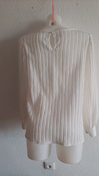 Blusa Blanca Texturizada